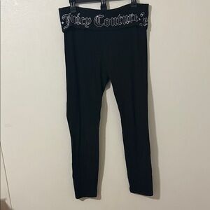 Juicy Couture Black Logo Leggings